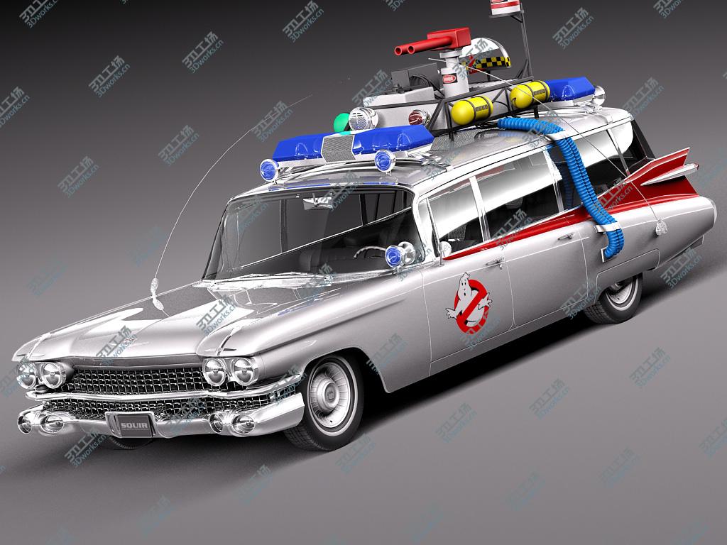 images/goods_img/20210319/3D ECTO-1 Ghostbusters car model/1.jpg